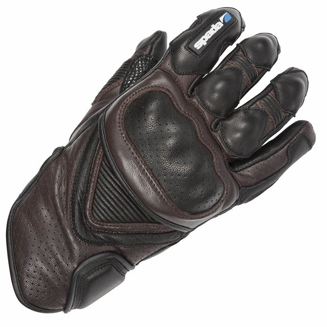 Spada Summer Sled Dog Motorcycle Motorbike Leather Waterproof Gloves - Brown - Spada -  - MSG BIKE GEAR - 1