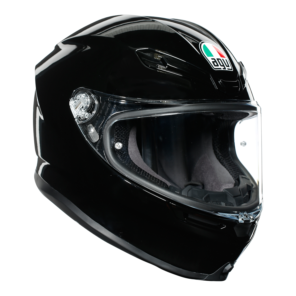 AGV K6 "Solid" Full Face Helmet - Black