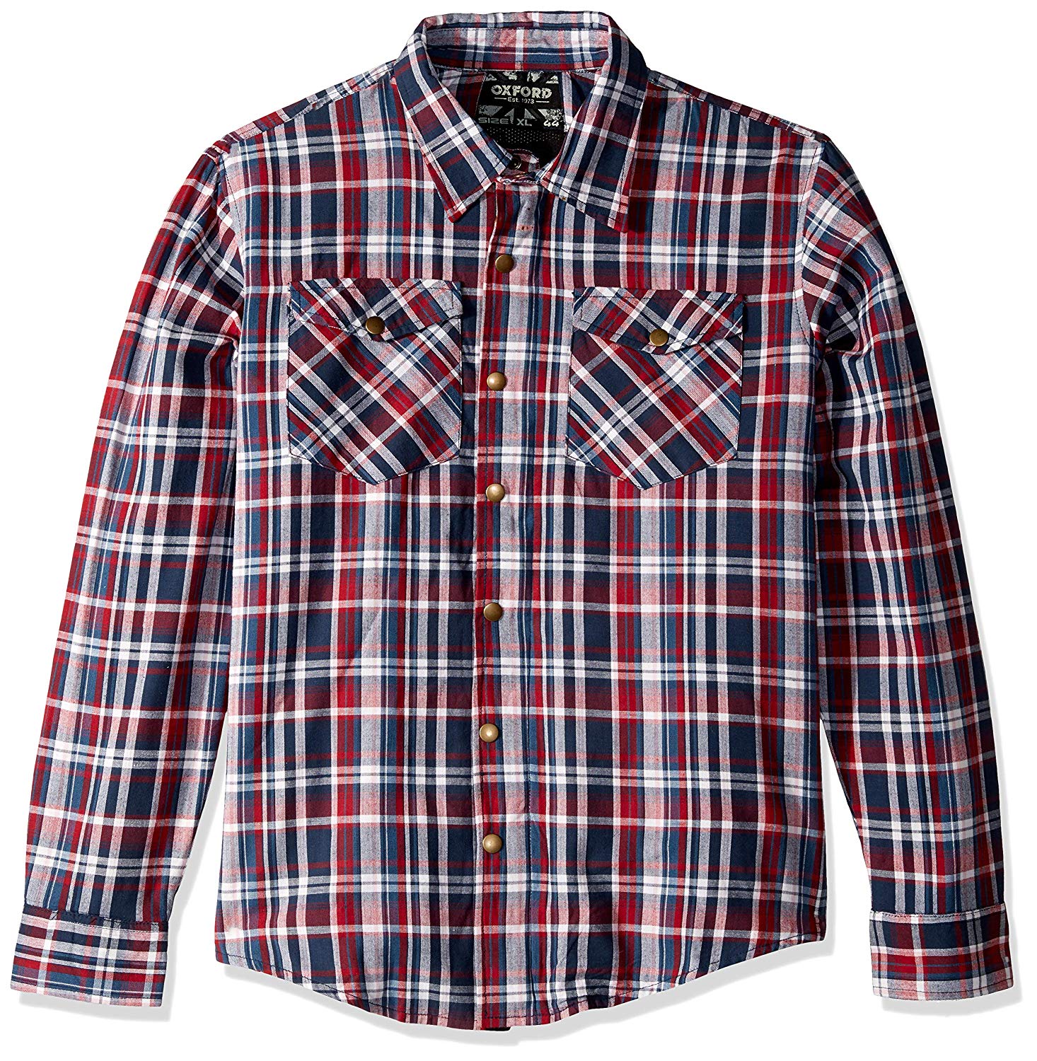 Oxford Kickback Shirt - Red / Blue