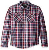 Oxford Kickback Shirt - Red / Blue