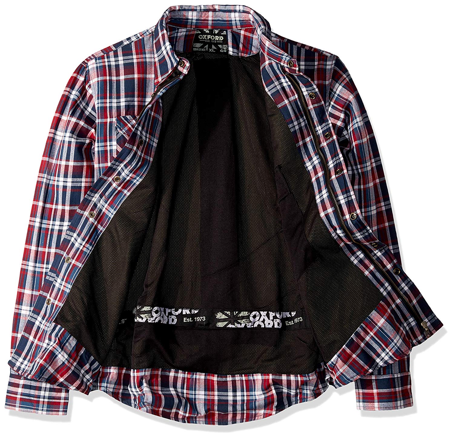 Oxford Kickback Shirt - Red / Blue