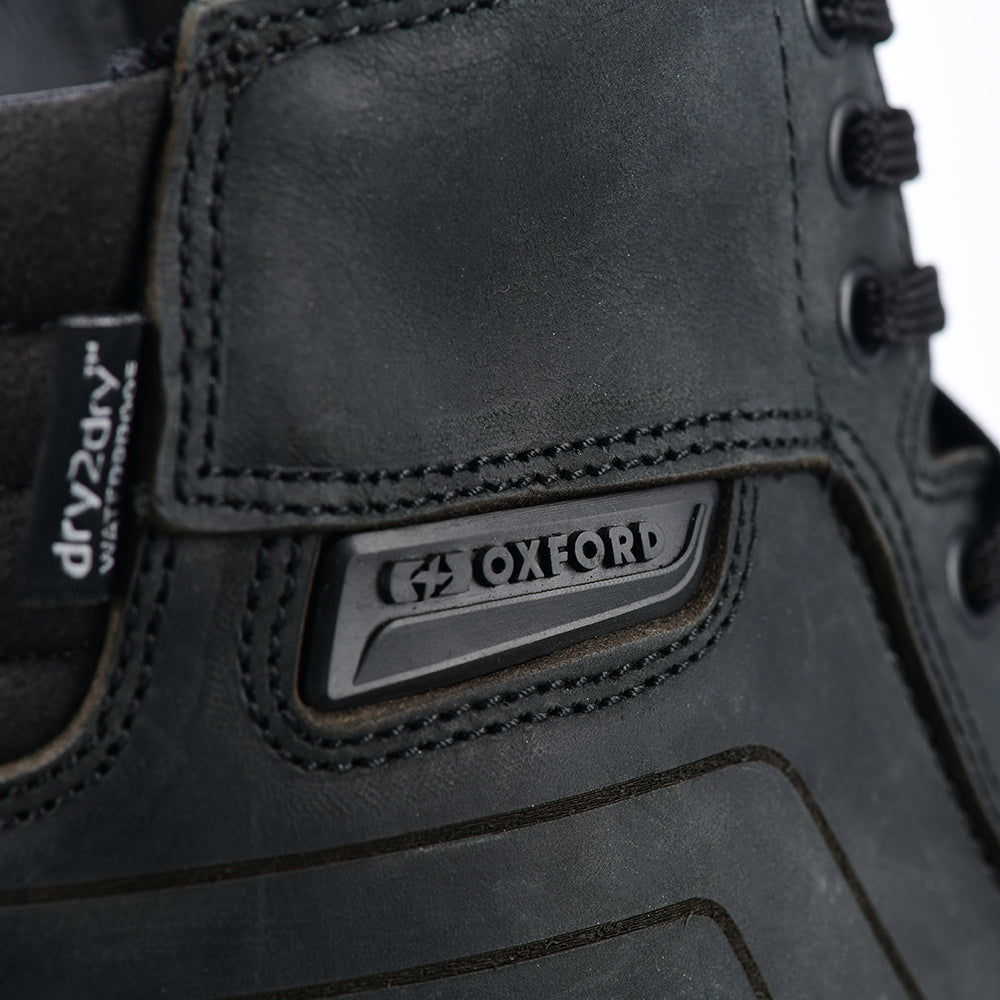 Oxford Kickback CE Waterproof Boots - Black