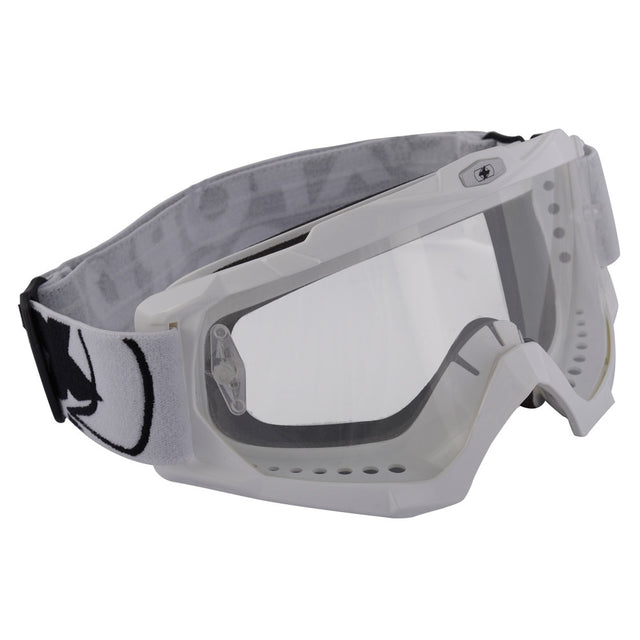 Oxford Assault Pro Adult Motocross MX Enduro ATV Goggles Gloss White -Clear Lens - Oxford -  - MSG BIKE GEAR
