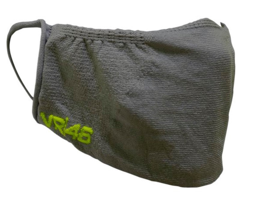 Official VR46 Reusable Social Face Mask - Grey