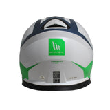 MT Thunder 3 SV Ray Full Face Helmets - White/Green/Blue