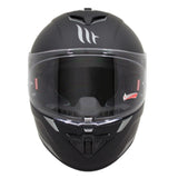 MT Rapide Solid Full Face Helmets - Matt Black