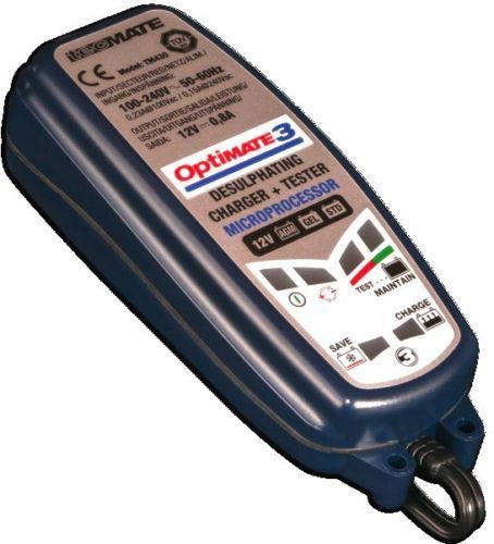 Optimate 3 12V Car Motorcycle Quality Battery Optimiser Charger - Optimate -  - MSG BIKE GEAR