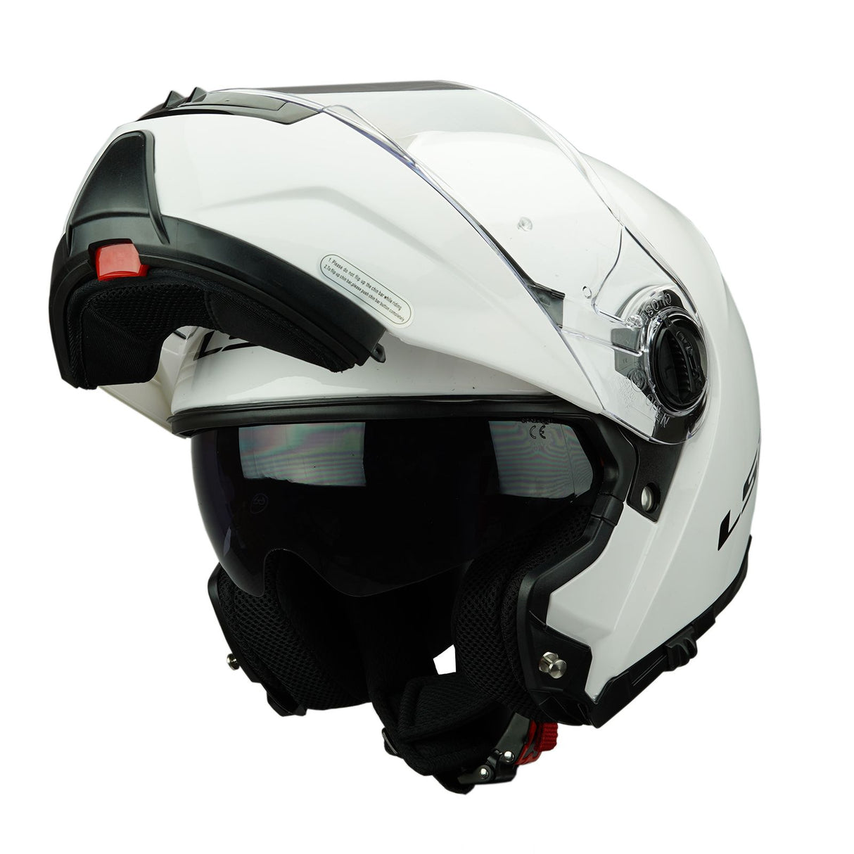LS2 FF325 Strobe Helmet - Gloss White