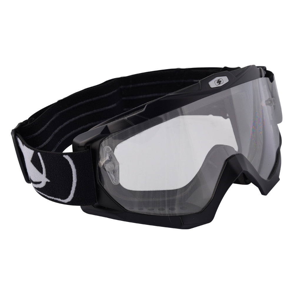 Oxford Assault Pro Adult Motocross MX Enduro ATV Goggles Matt Black -Clear Lens - Oxford -  - MSG BIKE GEAR