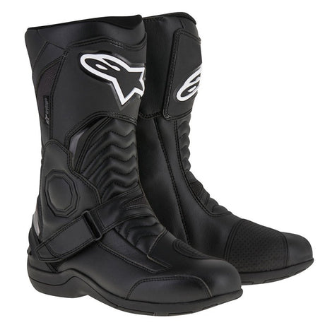 Alpinestars Pikes Drystar Waterproof Touring Commuting Motorcycle Boots - Black - Alpinestars -  - MSG BIKE GEAR - 1