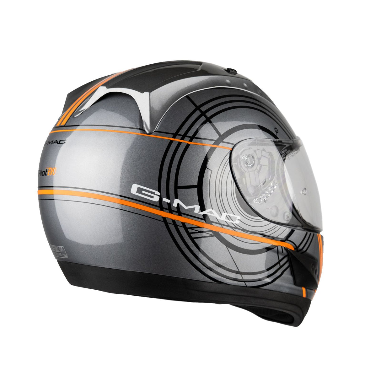 G-Mac Pilot Evo Full Face Motorcycle Helmet