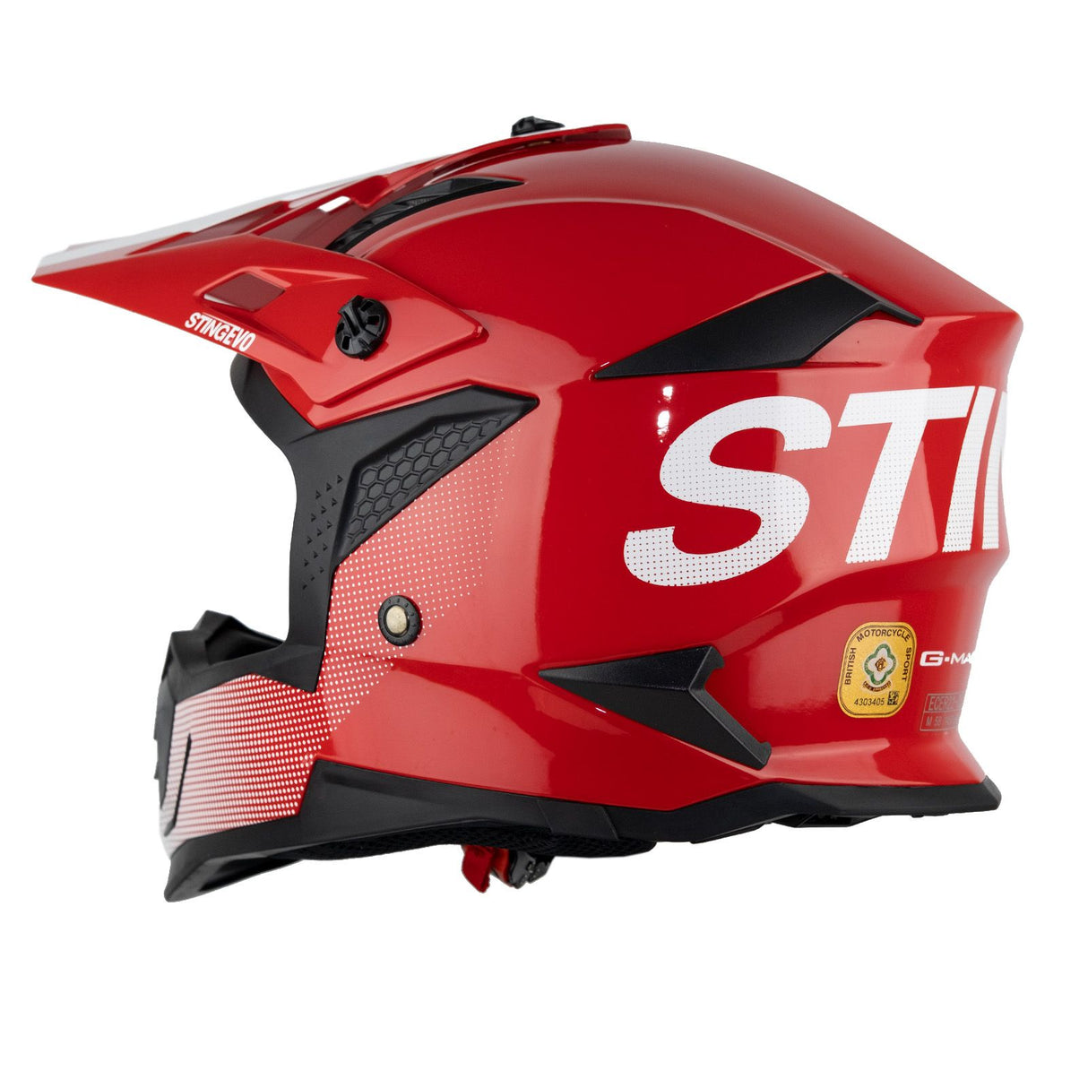G-Mac Sting Evo ACU Approved Motocross Motorcycle MX Off Road Helmet