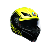 AGV Compact-ST Detroit Flip Front Helmet - Fluo Yellow / Black