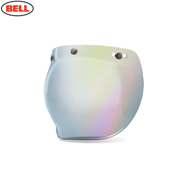 Bell Custom 500 3-Snap Bubble Motorcycle Helmet Sield / Visor - Silver Iridium - Bell -  - MSG BIKE GEAR