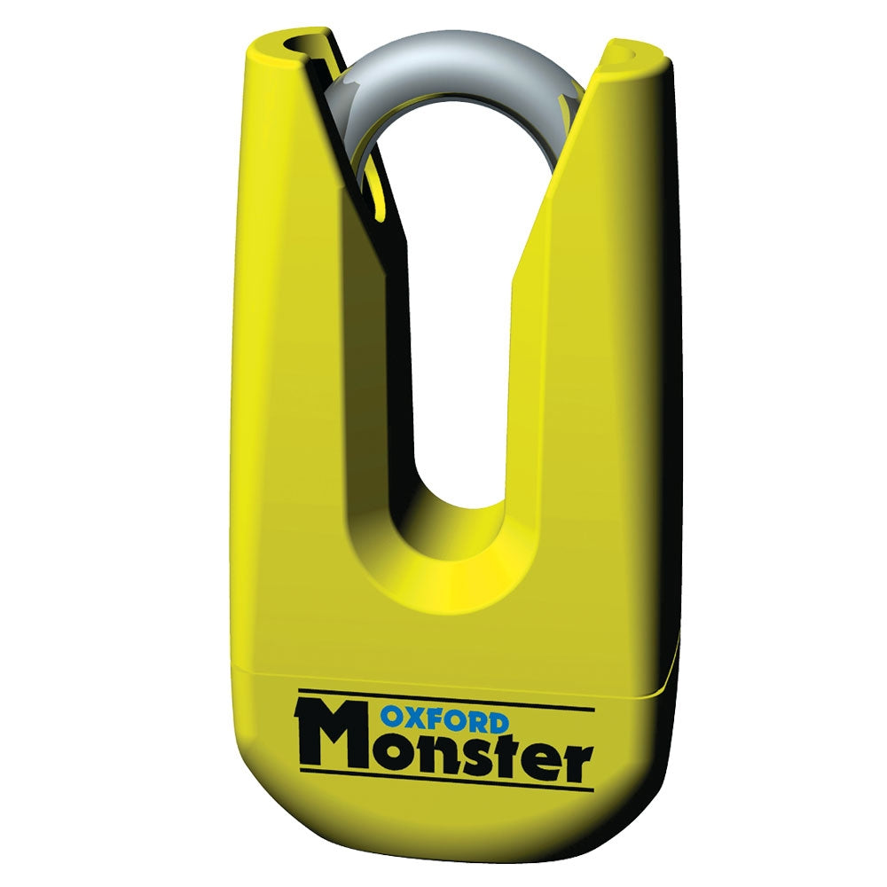 Oxford OF36M Monster Ultra Strong Disc Lock - 11mm shackle - Yellow