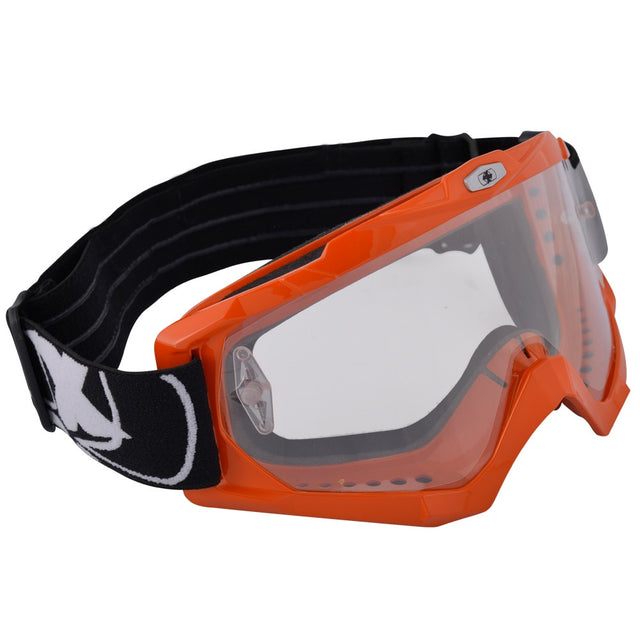 Oxford Assault Pro Adult Motocross MX Enduro ATV Goggles Orange Clear -Lens - Oxford -  - MSG BIKE GEAR