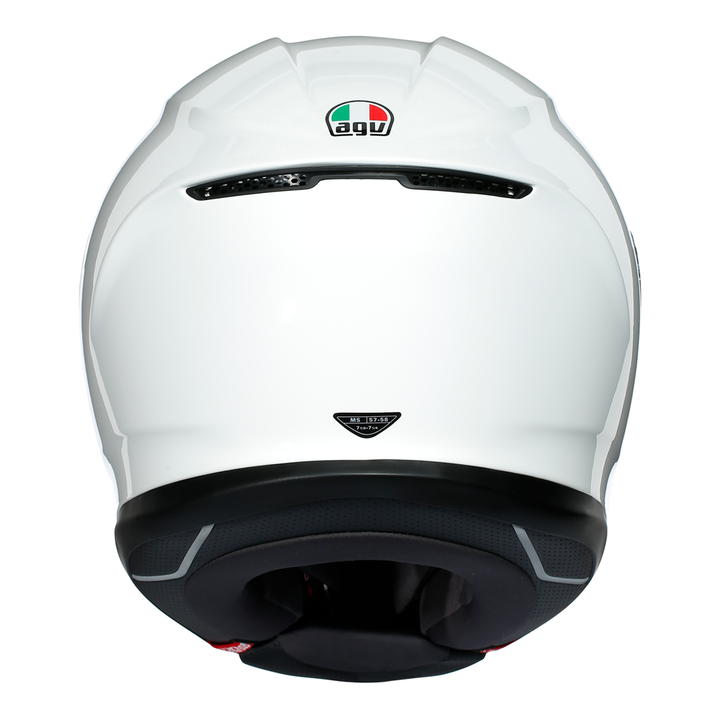 AGV K6 "Solid" Full Face Helmet - White