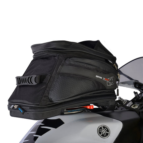 Oxford S20R Adventure Motorcycle Quick Release Tank Bag 20 Litres - Black - Oxford -  - MSG BIKE GEAR - 1