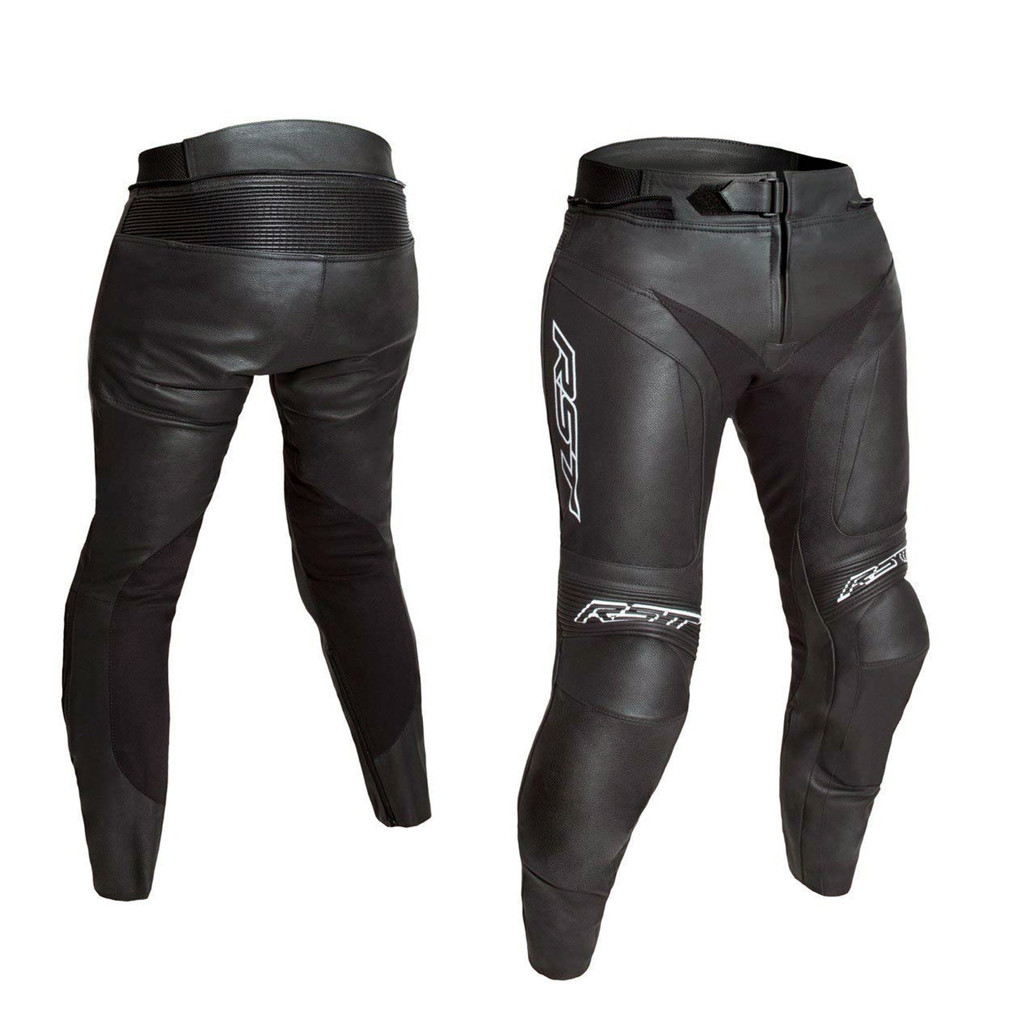 RST 2936 Blade II CE Approved Ladies Leather Motorcycle Motorbike Jeans - Black