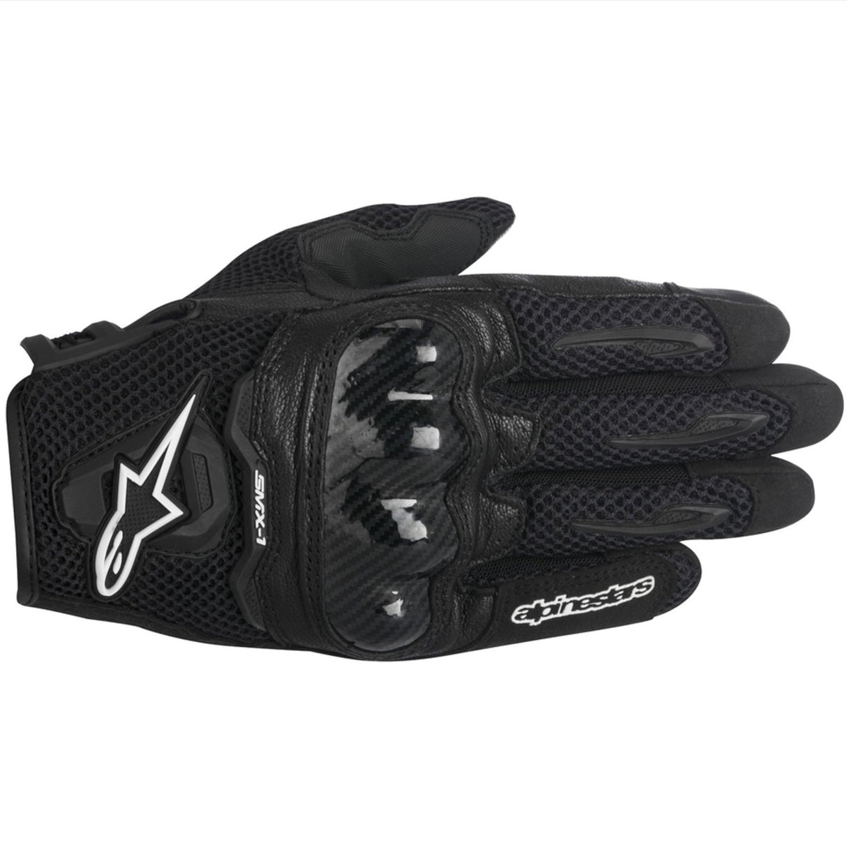 Alpinestars SMX-1 Air V2 Short Mesh Gloves - Black