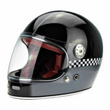 Viper F656 Vintage GP Full Face Helmet - Black / White