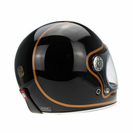 Viper F656 Vintage Full Face Helmet - Black / Copper
