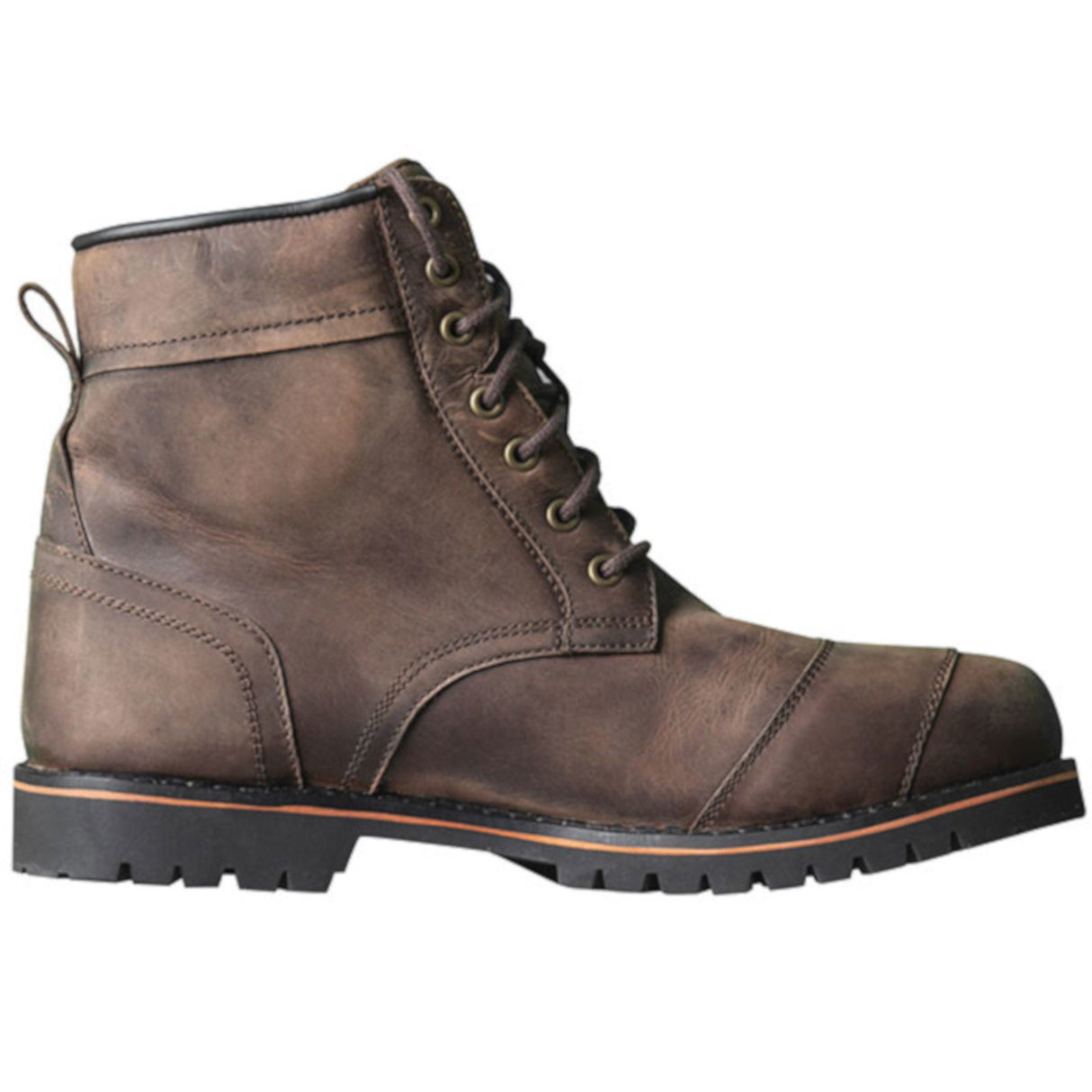 RST IOM TT Roadster Leather Short Boots - Brown