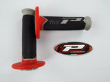 Progrip 788 MX Triple Density Extra Slim Rubber Grips - Red / Black