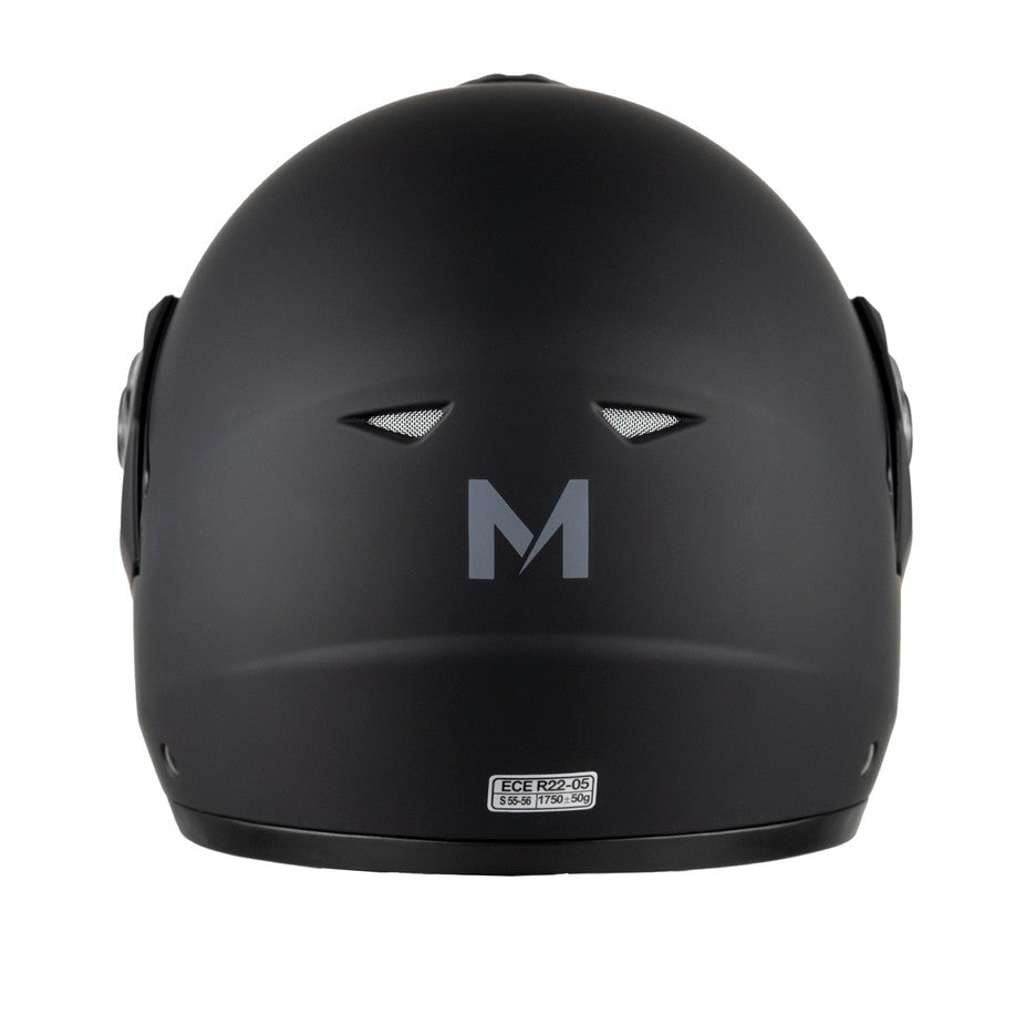 MIDA Delta Flip Front Helmet - Satin Black