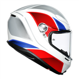 AGV K6 "Hyphen" Full Face Helmet - White / Red / Blue