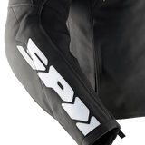 Spidi Evo Rider Leather Sports Jacket - Black / White