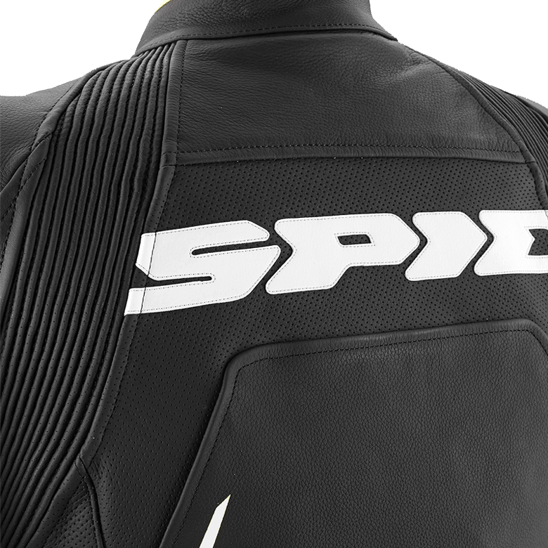 Spidi Evo Rider Leather Sports Jacket - Black / White