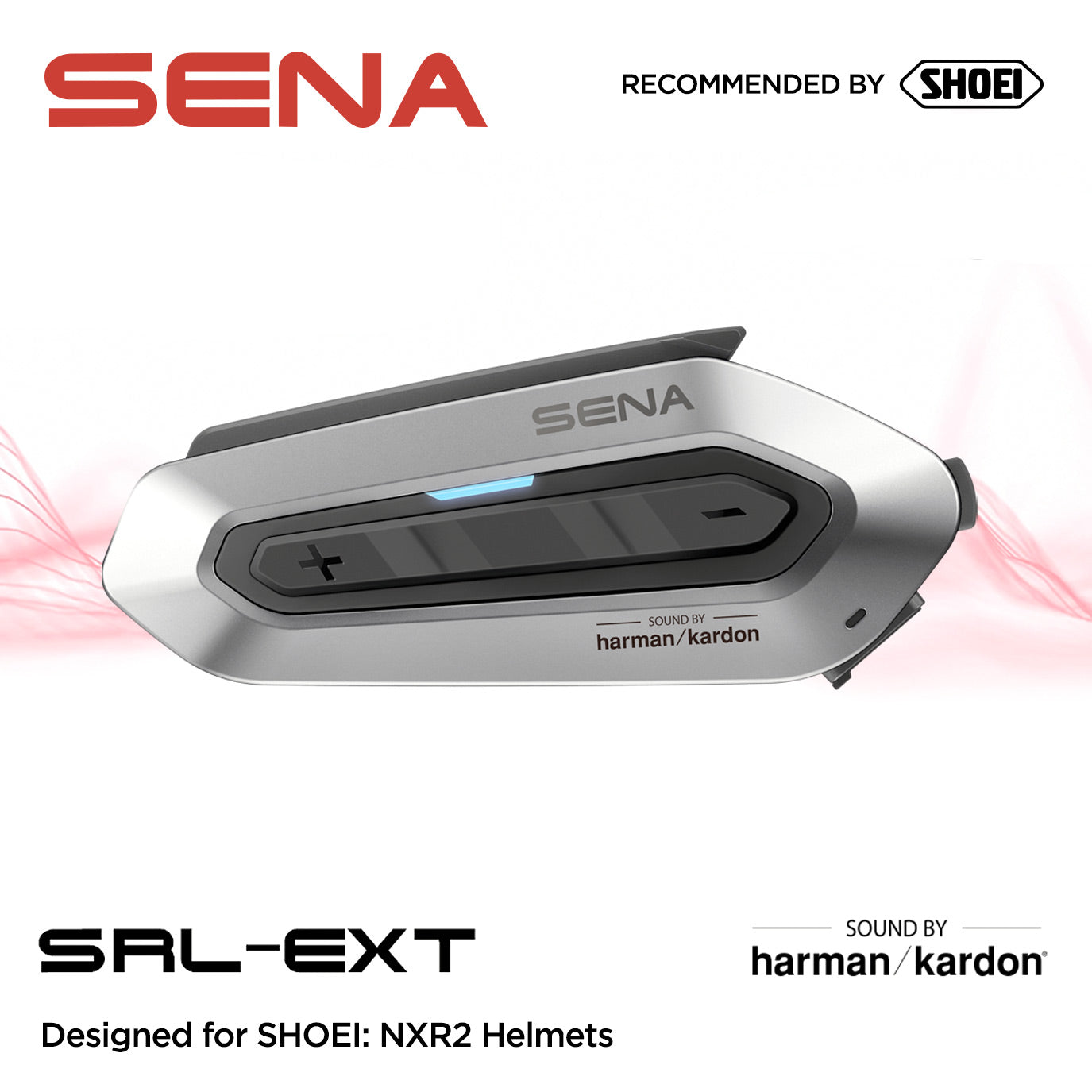 Sena SRL-EXT-01 Shoei NXR 2 Sound By Harman Kardon Bluetooth Communica– MSG  Bike Gear