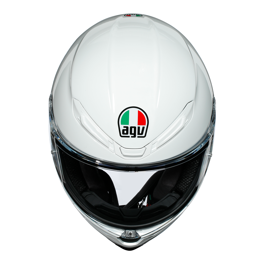 AGV K6 "Solid" Full Face Helmet - White