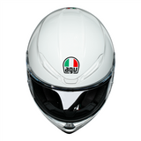 AGV K6 "Solid" Full Face Helmet - White