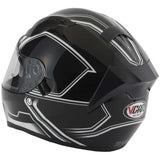 Vcan V128 Full Face Helmet - Tracer White