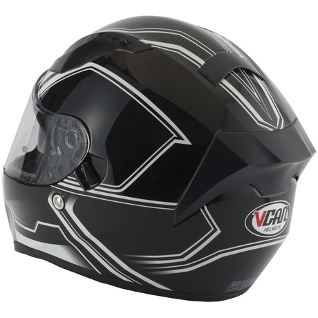 Vcan V128 Full Face Helmet - Tracer White