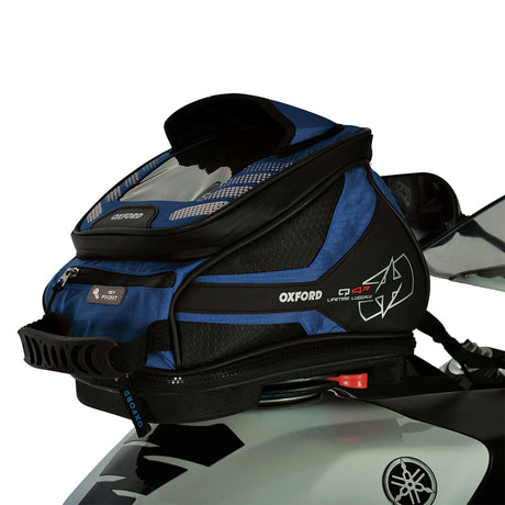 Oxford Q4R Quick Release Motorbike Motorcycle Tank Bag - Blue 4 Litres - Oxford -  - MSG BIKE GEAR - 1