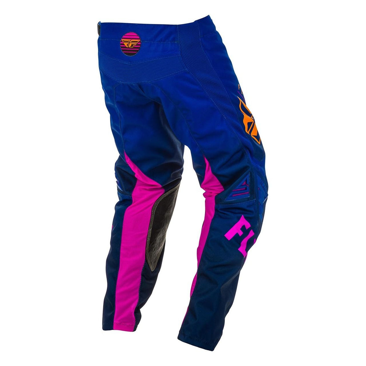 Fly Racing Kinetic K220 Motocross Pants - Midnight/Blue/Orange