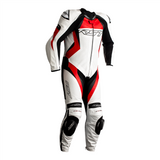 RST TracTech Evo 4 CE Leather Suit - White / Red / Black