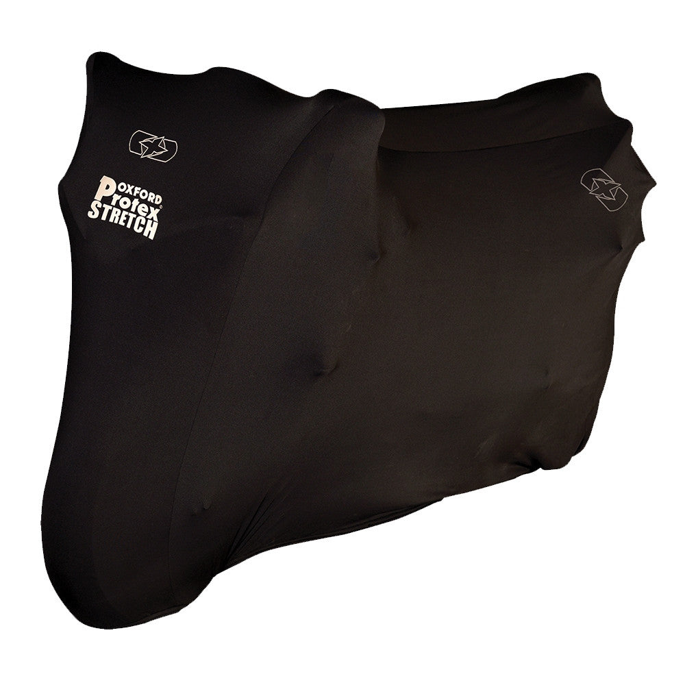 Oxford Motorcycle Protex Stretch Indoor Premium Stretch-Fit Cover - BLACK - Oxford -  - MSG BIKE GEAR