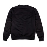 Merlin Hagley Utility Organic Cotton Fleece Sweatshirt Black