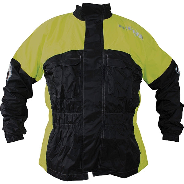Richa Rain Warrior Waterproof Motorcycle Jacket.Black/Fluo Yellowl - Richa -  - MSG BIKE GEAR - 1