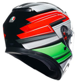 AGV K3 E2206 Full Face Motorcycle Helmet - Wing Black, Italy