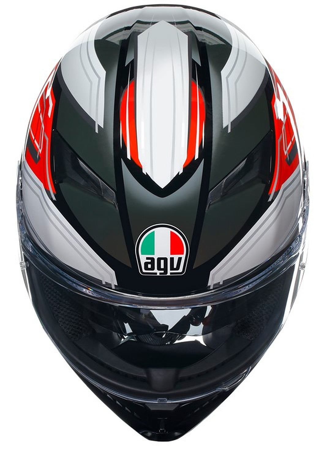 AGV K3 E2206 Full Face Motorcycle Helmet - Wing Black, Italy