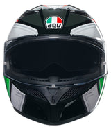 AGV K3 E2206 Full Face Motorcycle Helmet - Wing Black, Italy