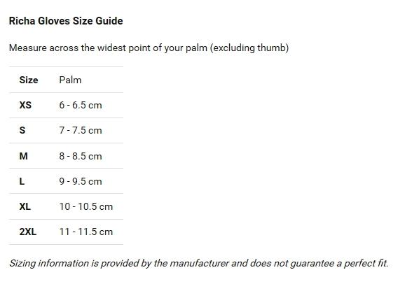 Richa Stealth CE Cerified Sports Motorbike Motorcycle Leather Gloves - Black - Richa -  - MSG BIKE GEAR - 3