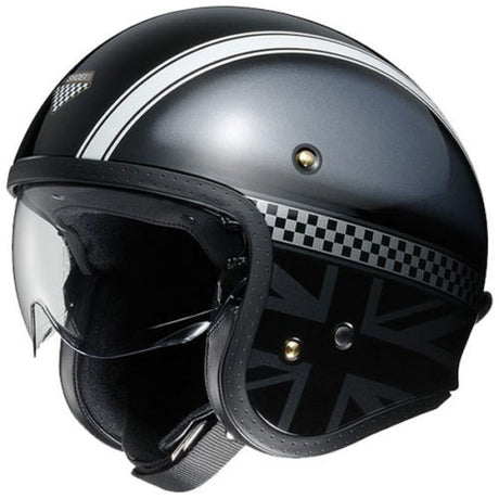 Shoei J.O Open Face Motorcycle Cruiser Scooter Helmet + Visor - Hawker TC5 - Shoei -  - MSG BIKE GEAR