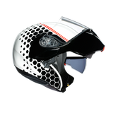 AGV Compact-ST Detroit Flip Front Helmet - White / Black