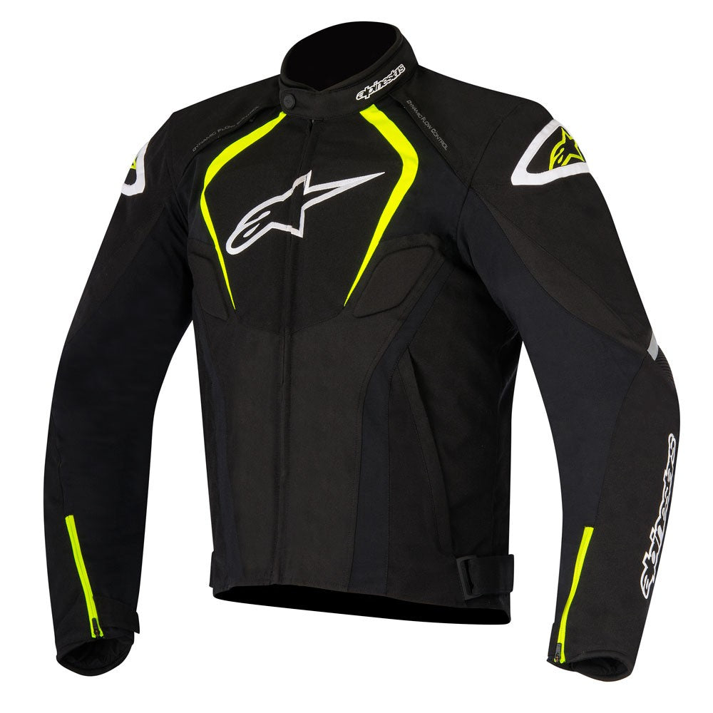 Alpinestars T-Jaws Waterproof Motorbike Motorcycle Textile Jacket Black/Fluo - Alpinestars -  - MSG BIKE GEAR - 1